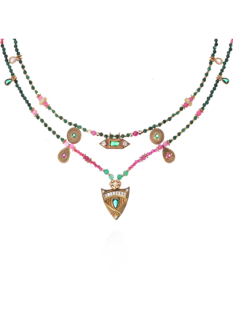 Collier Hipanema SOLITTA ROSE