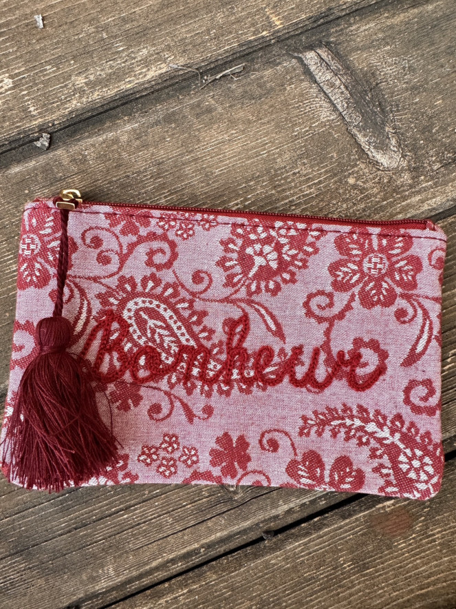 Pochette BONHEUR RED