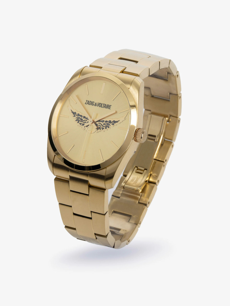 Montre Zadig et voltaire FUSION 33 SMALL GOLD WINGS ZVW1204