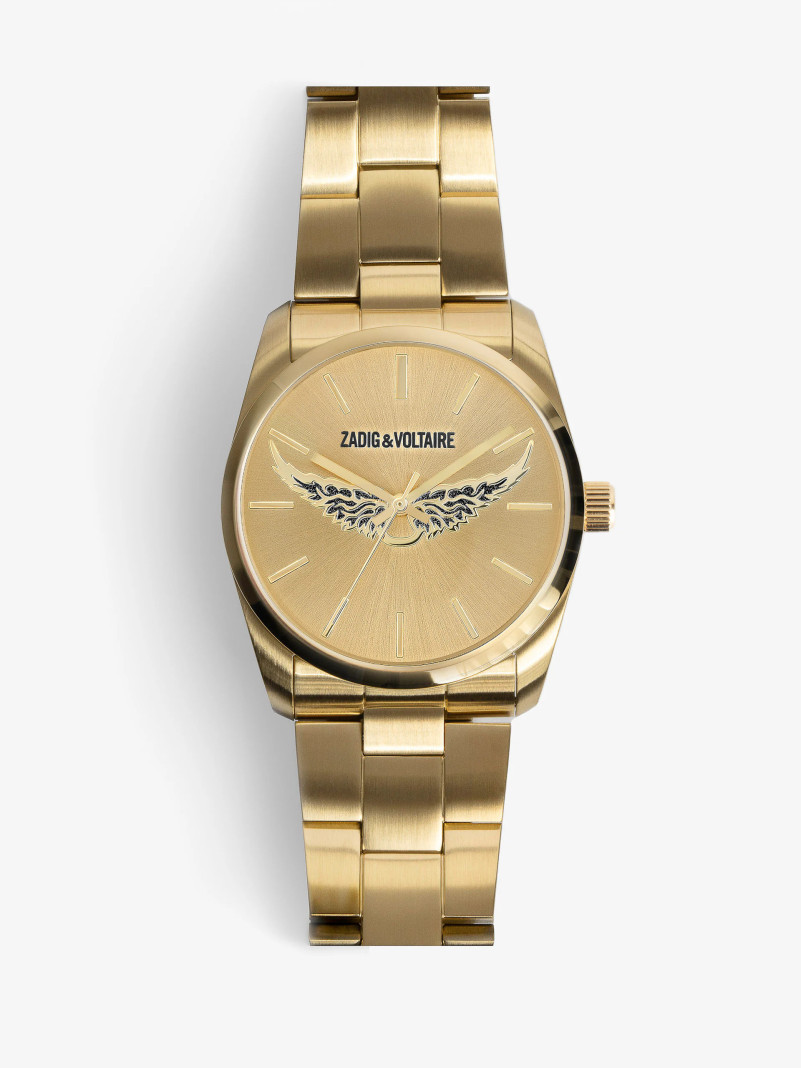 Montre Zadig et voltaire FUSION 33 SMALL GOLD WINGS ZVW1204