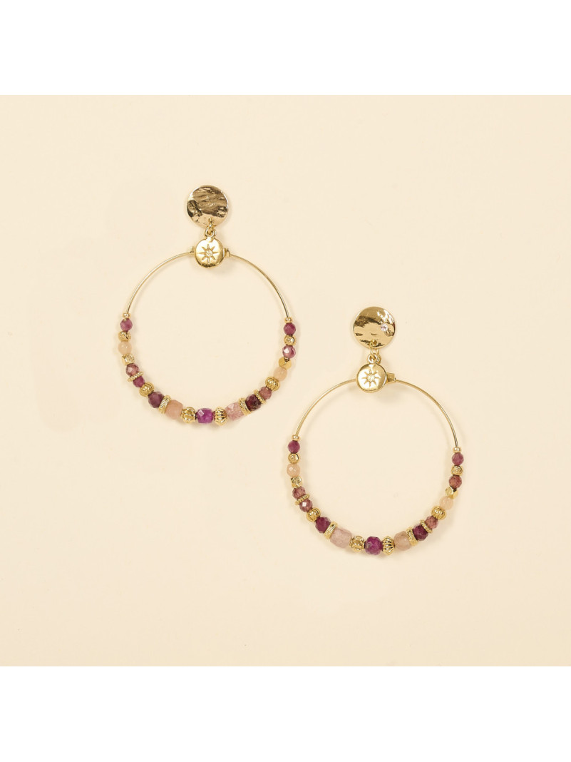 Boucles d'oreilles By Garance BOYE ROSE
