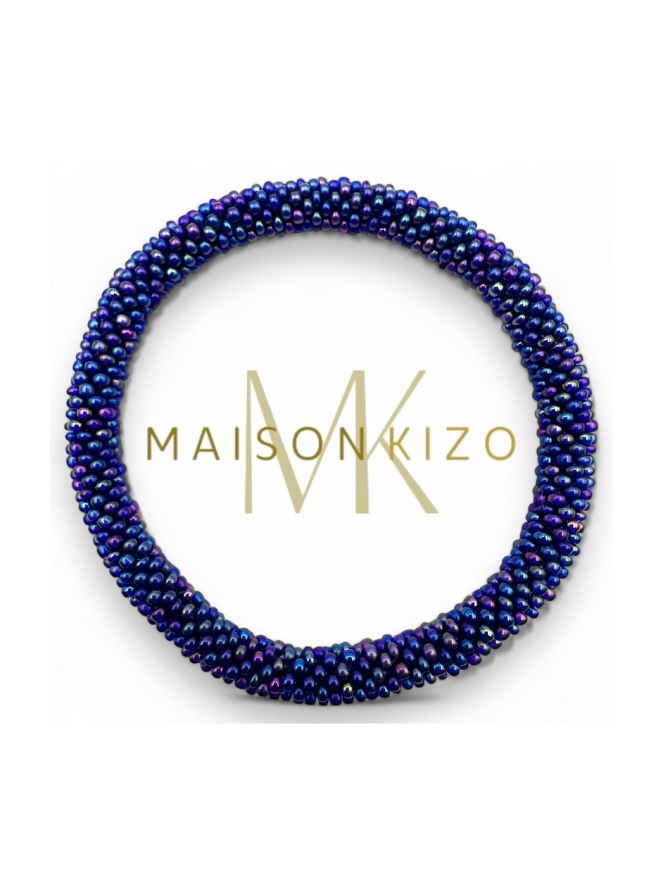 BRACELET NÉPALAIS BLEU VIOLET B33