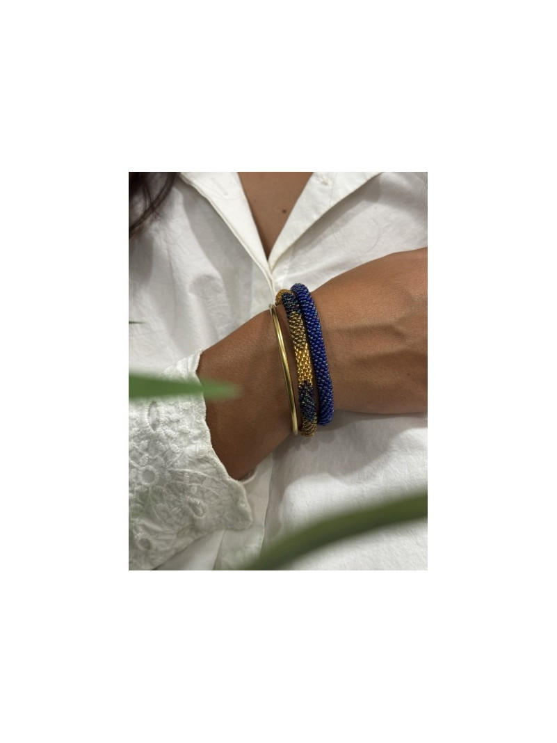 BRACELET NÉPALAIS BLEU VIOLET B33