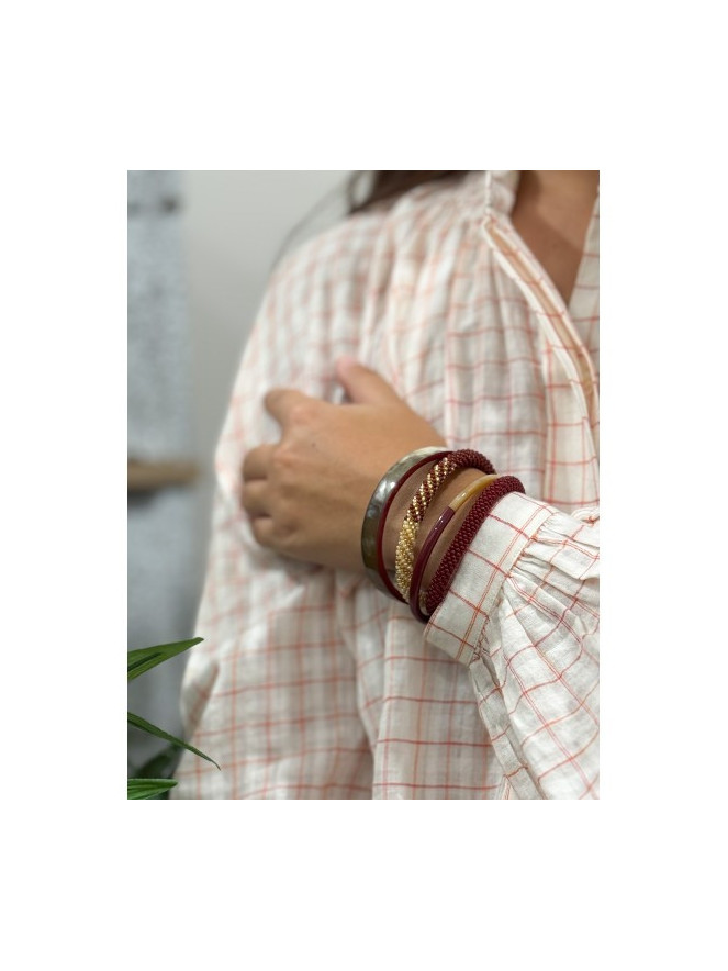 Bracelet Népalais BORDEAUX B52