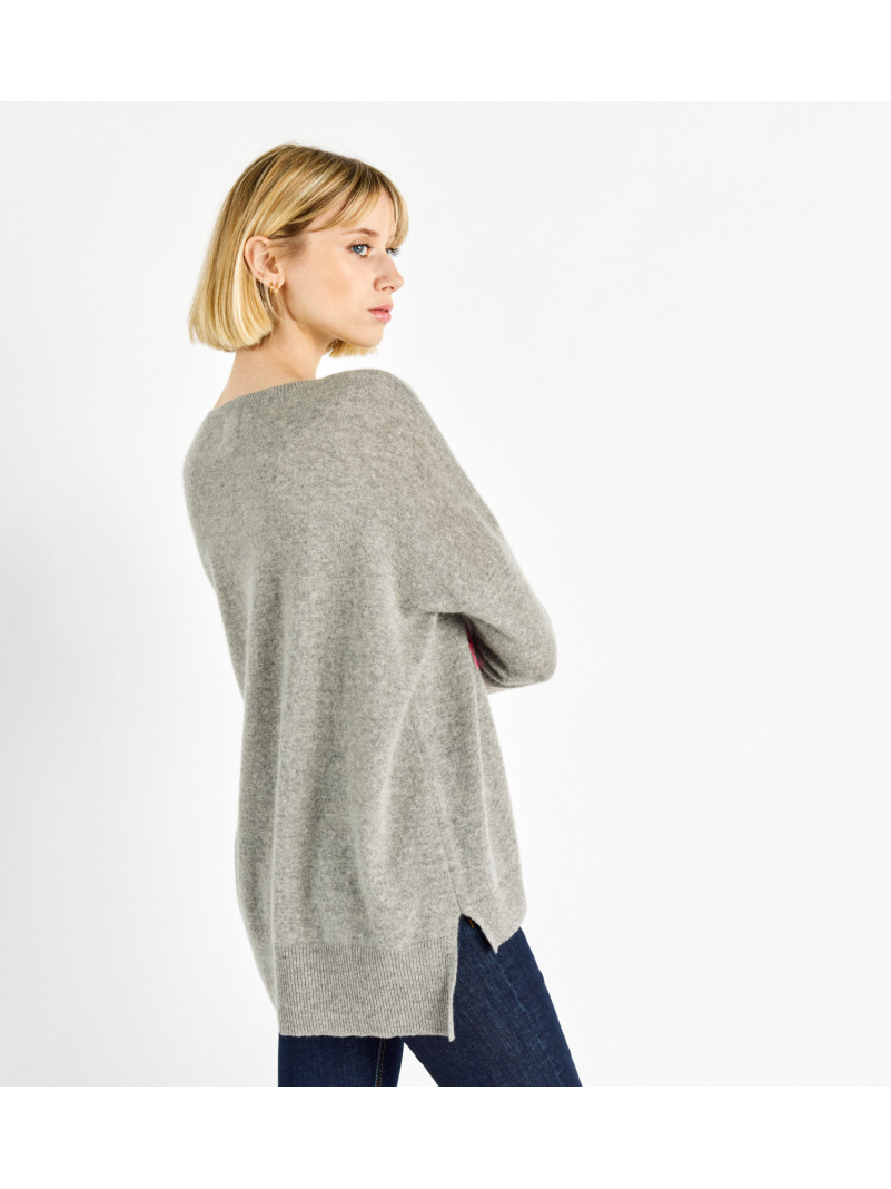 Pull cachemise Madluv BAM GRIS