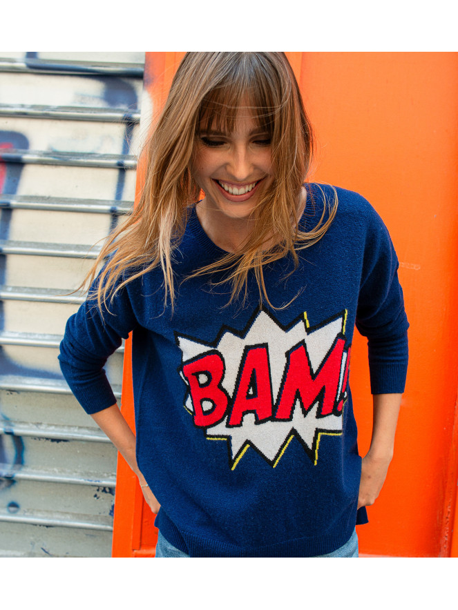 Pull cachemire Madluv BAM BLEU