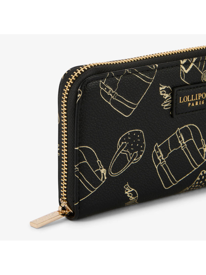 Porte feuilles Lollipops SYA NOIR