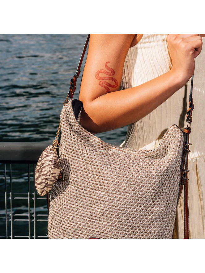 Porte clefs Lollipops SEART MARRON