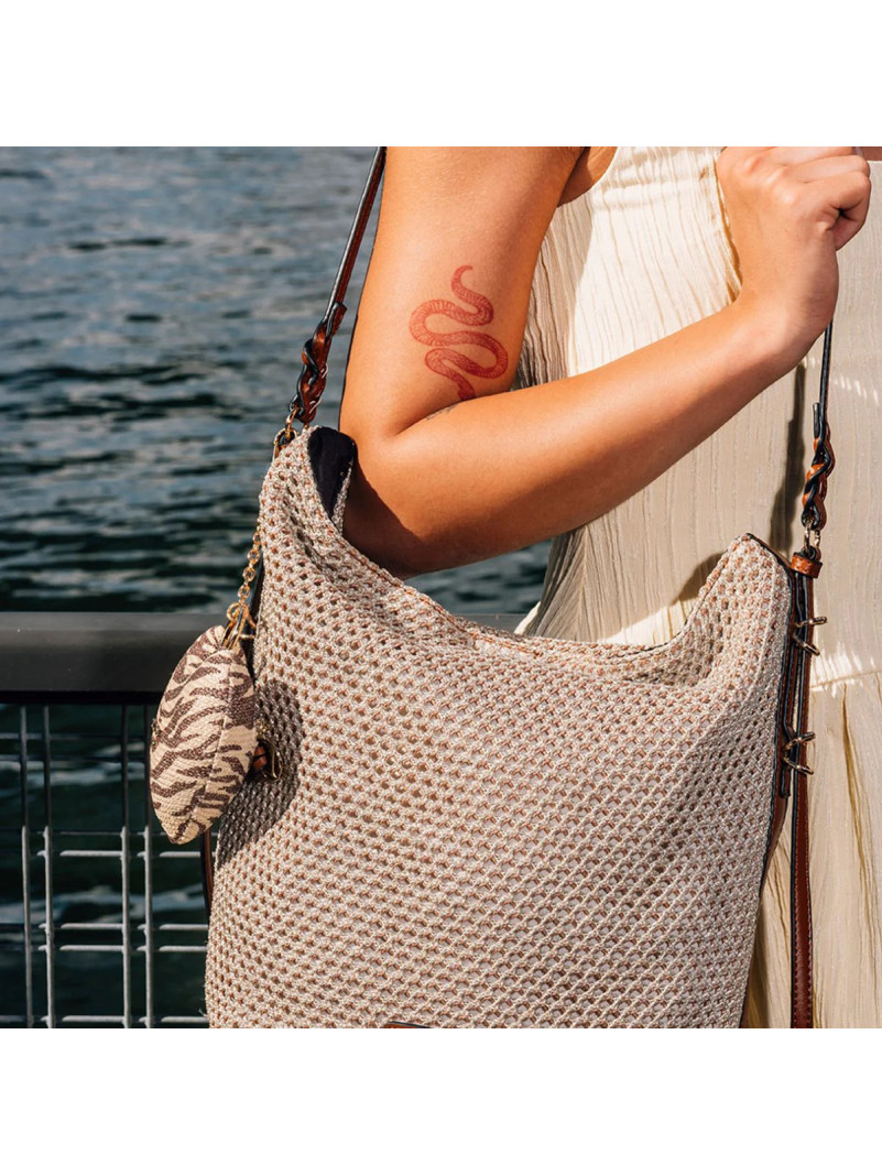 Porte clefs Lollipops SEART MARRON