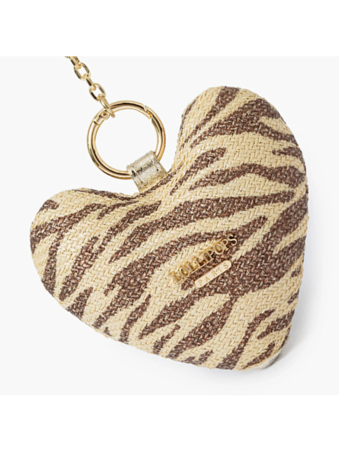 Porte clefs Lollipops SEART MARRON