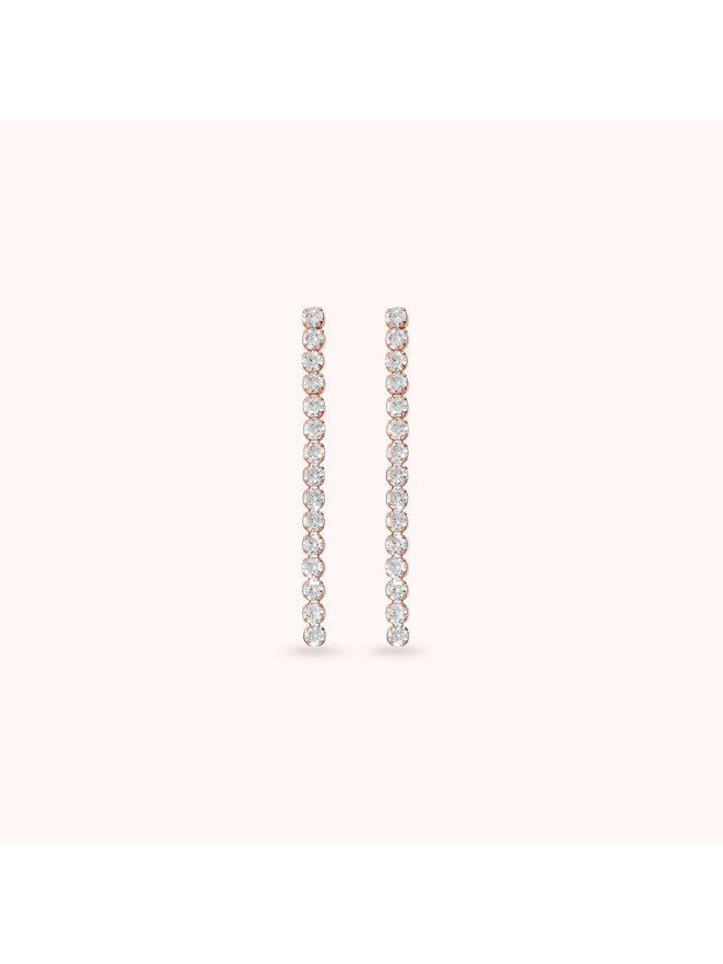 Boucles d'oreilles Bronzallure TENNIS ZIRCON