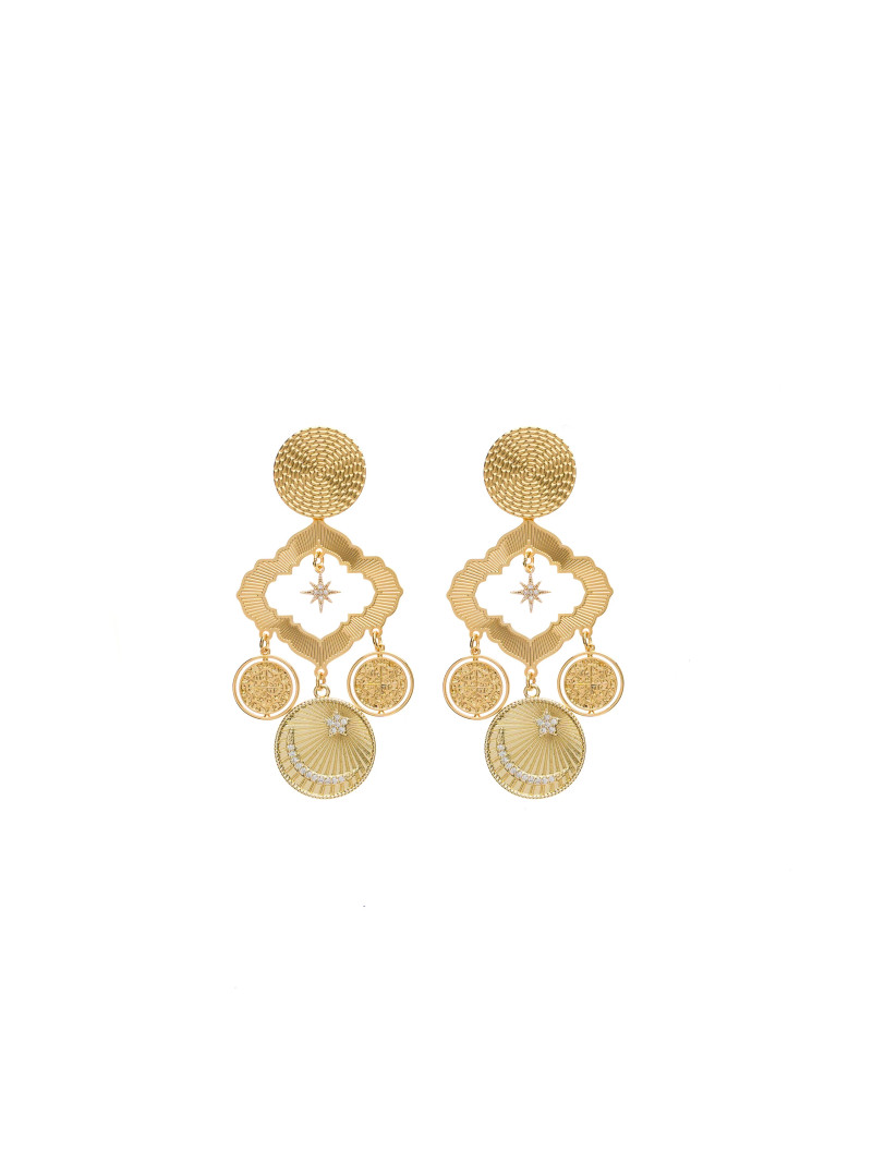 Boucles d'oreilles Principessa Glam GIPSY MOON