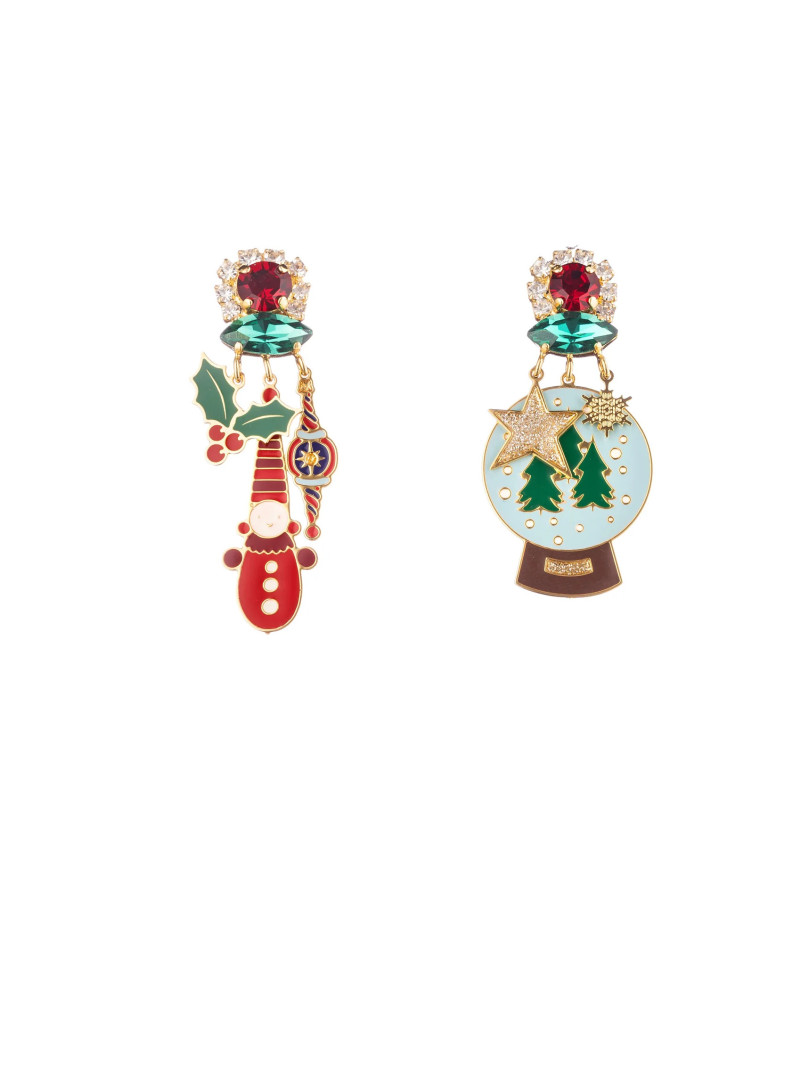 Boucles d'oreilles Principessa Glam CHRISMAR BOULE NEIGE