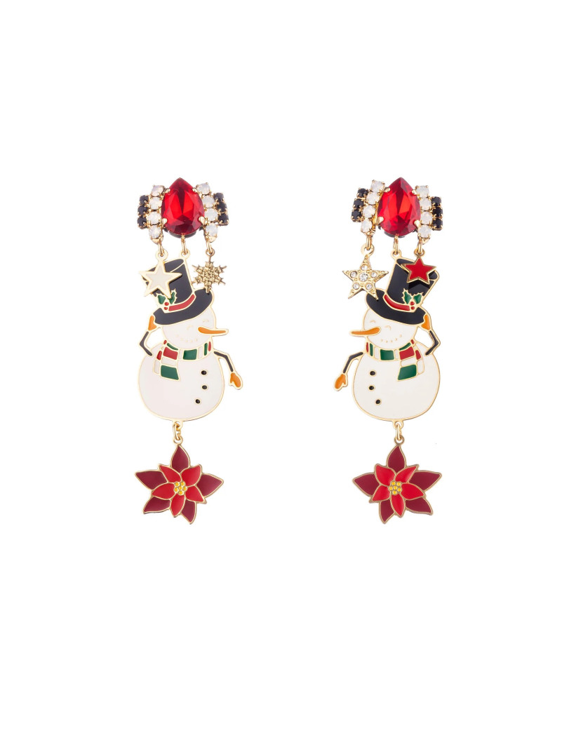 Boucles d'oreilles Principessa Glam CHRISMARS BONHOMME NEIGE