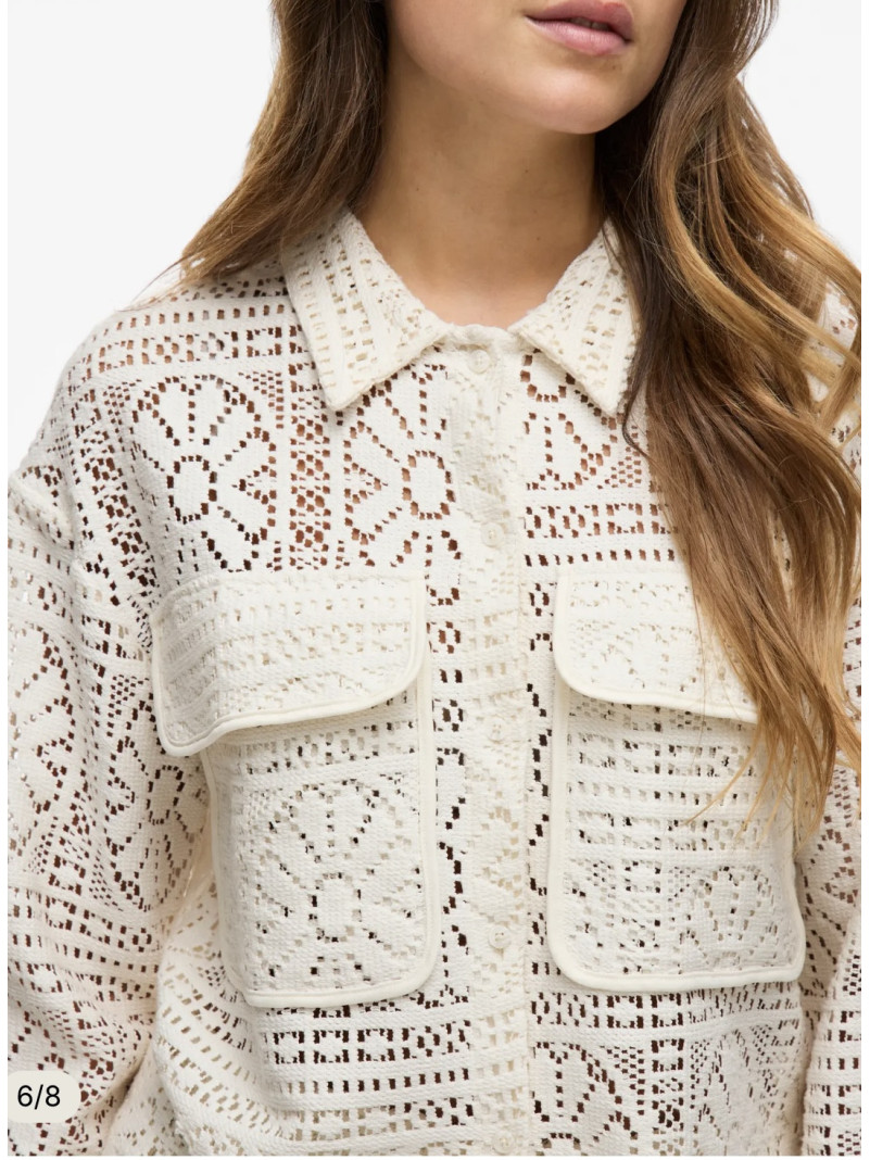 Chemisier Vila VIMERINDA ÉCRU