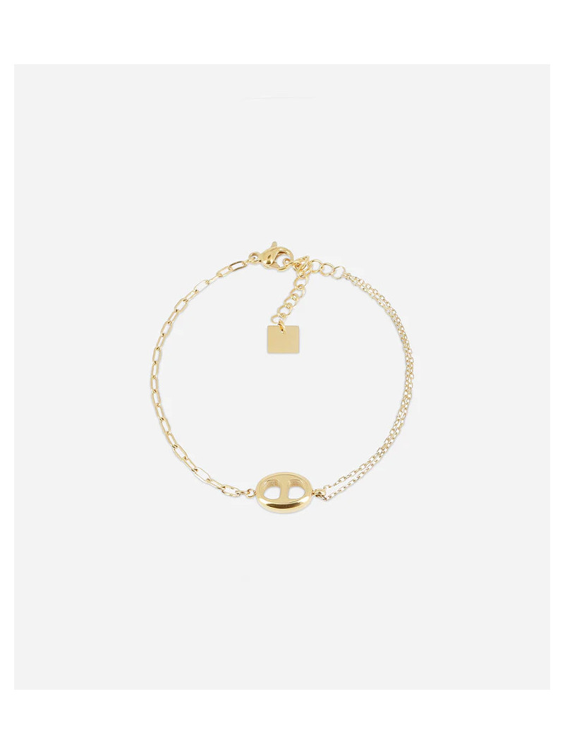 BRACELET ZAG FLINT DORÉ