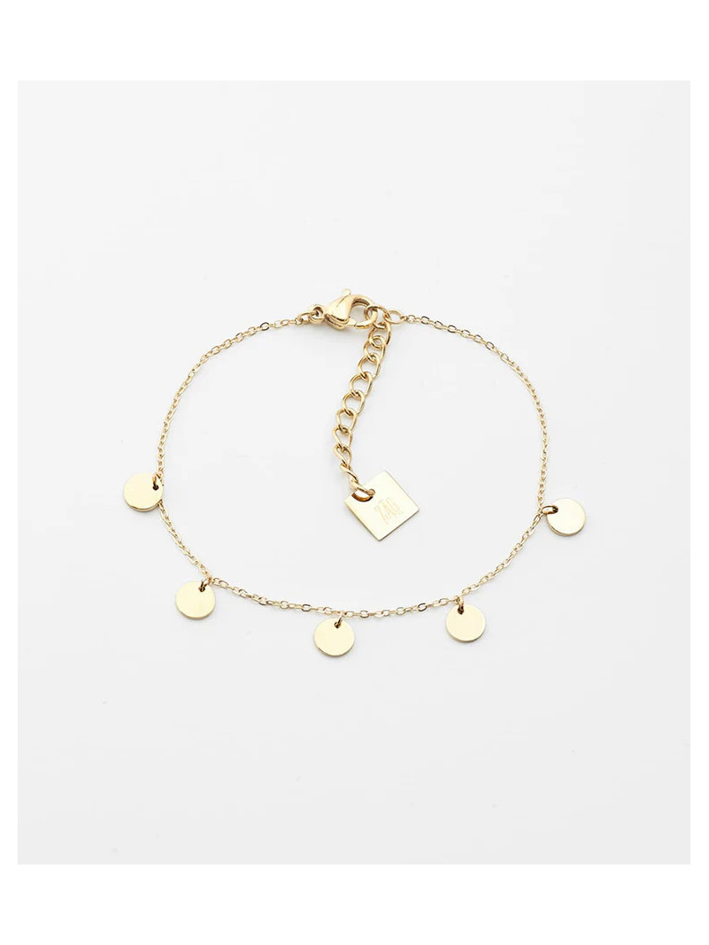 BRACELET ZAG CONFETTIS DORÉ