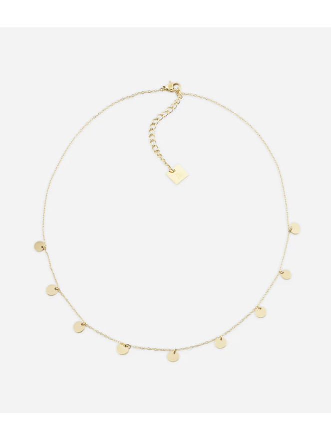 COLLIER ZAG CONFETTIS GOLD