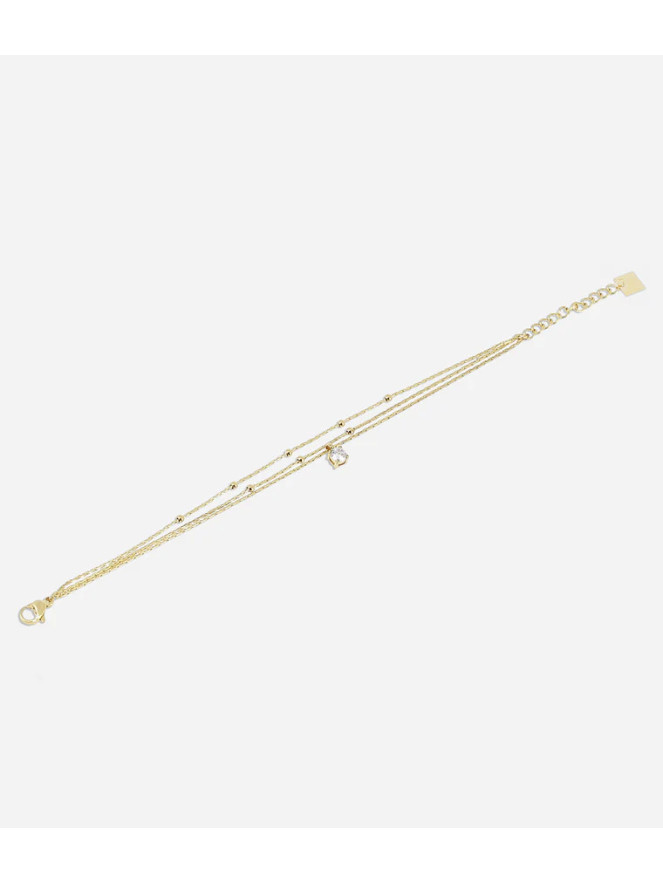 BRACELET ZAG RADIEUX DORÉ