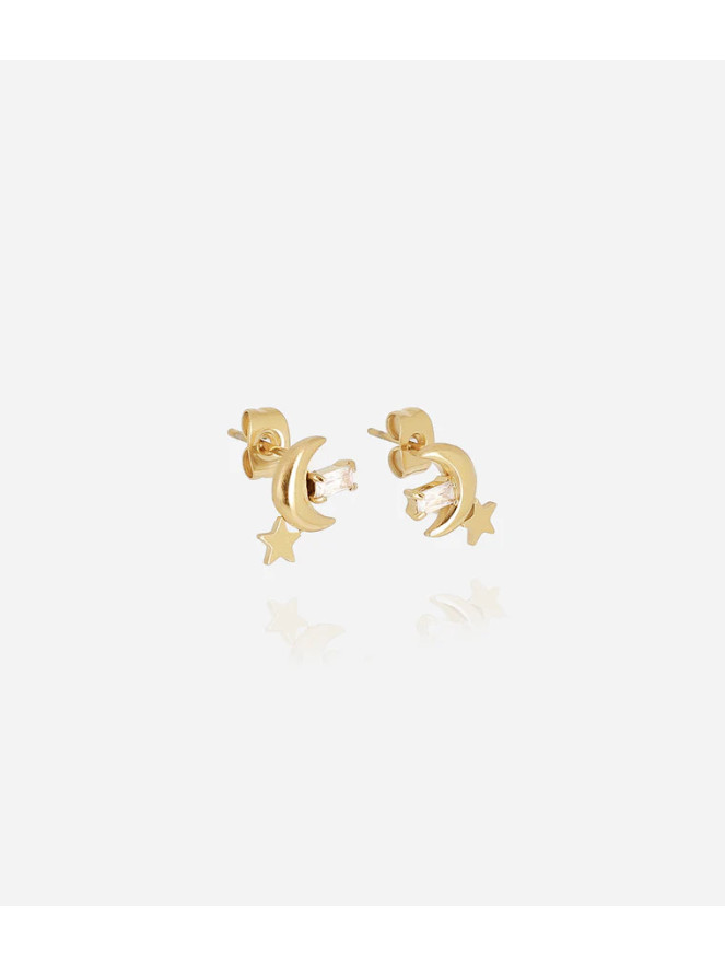 BOUCLES D'OREILLES ZAG ANOTH DORÉ