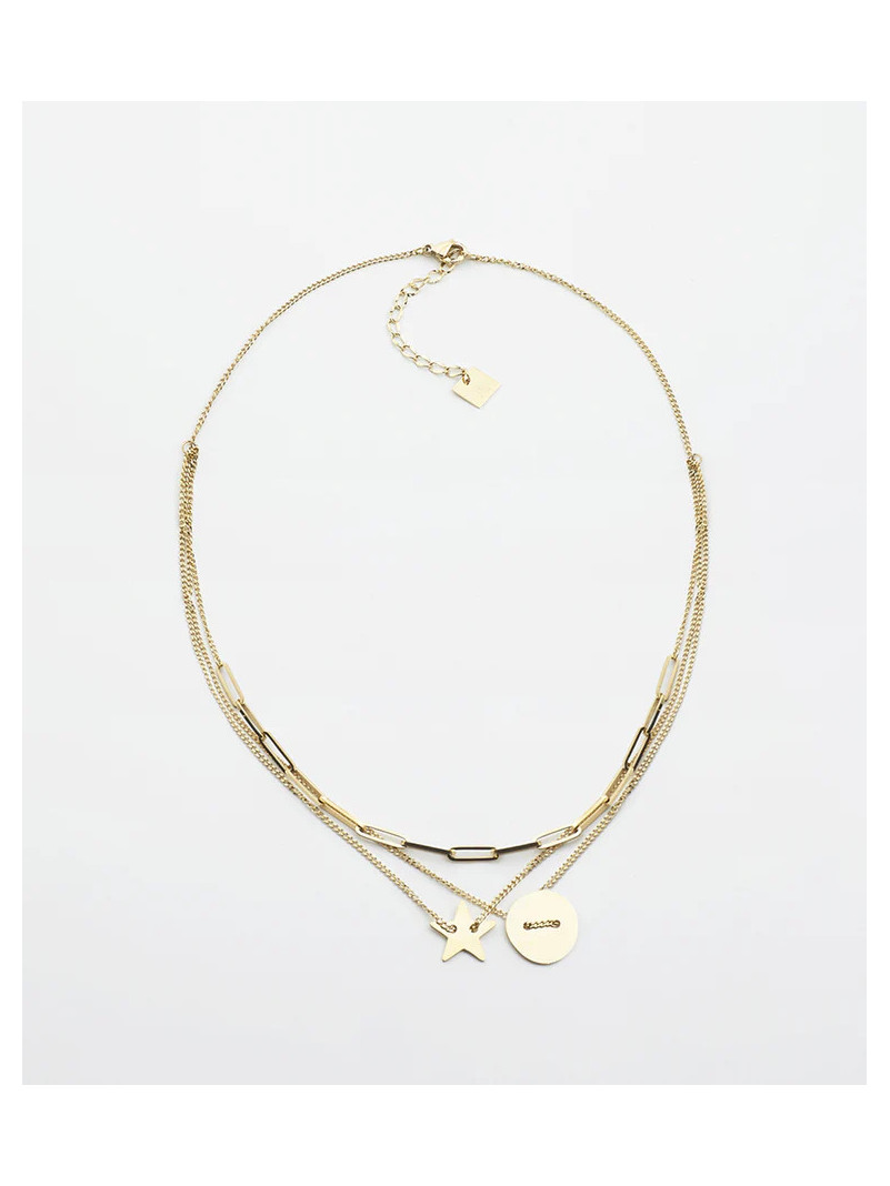 COLLIER ZAG STAR DORÉ