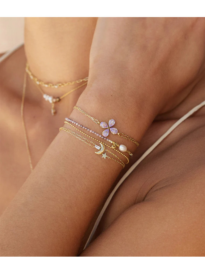 BRACELET ZAG ANOTH DORÉ