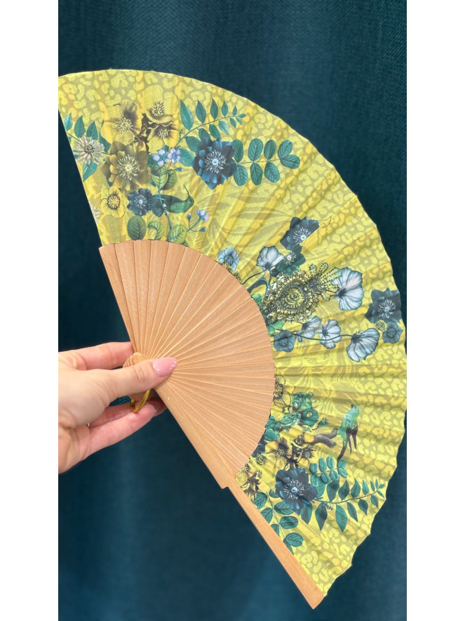 Éventail Brokante COSMOS JAUNE