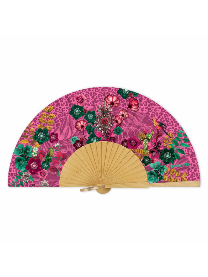 Éventail Brokante COSMOS ROSE