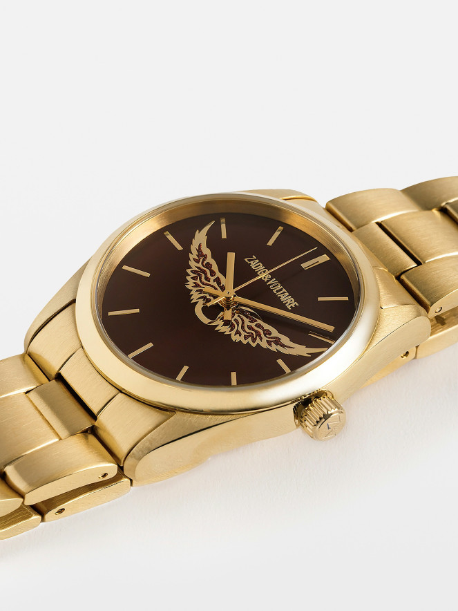 montre Zadig et Voltaire fusion ailes dorées