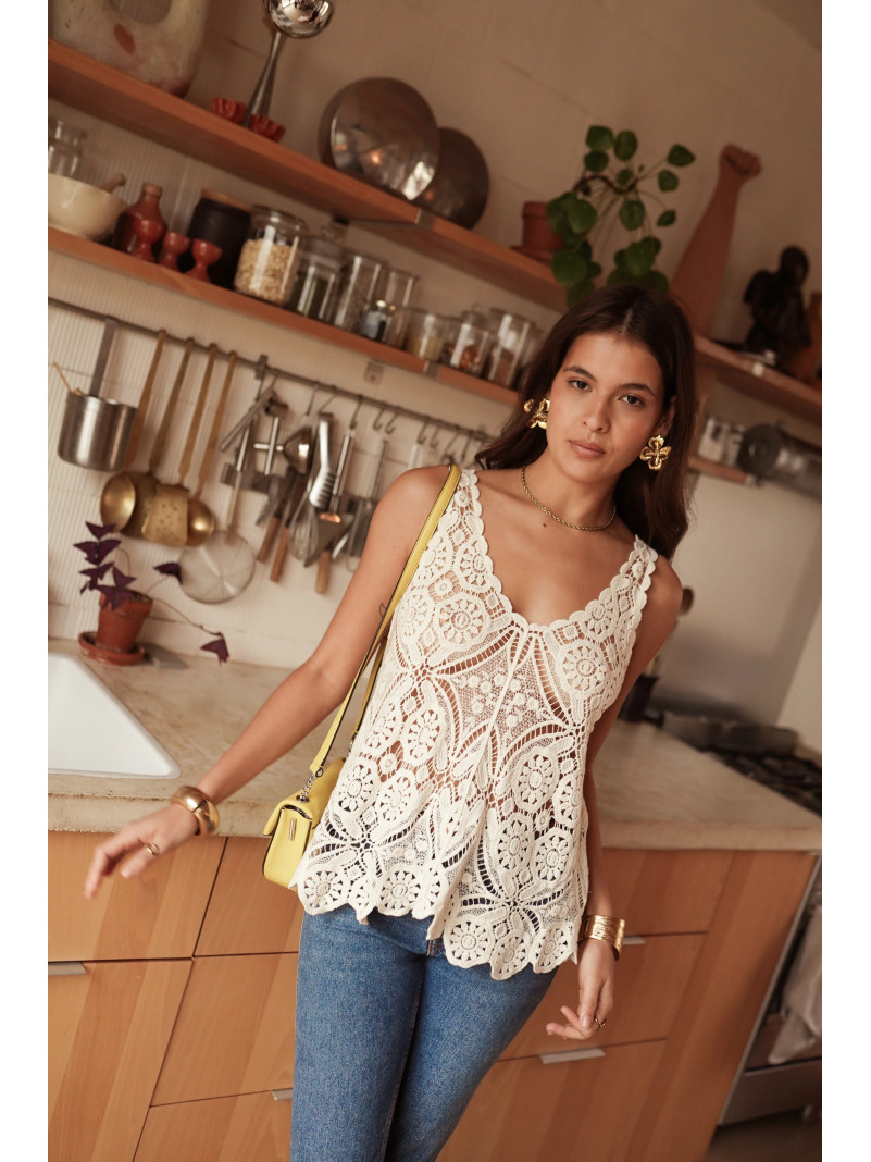 Top Chantal au crochet