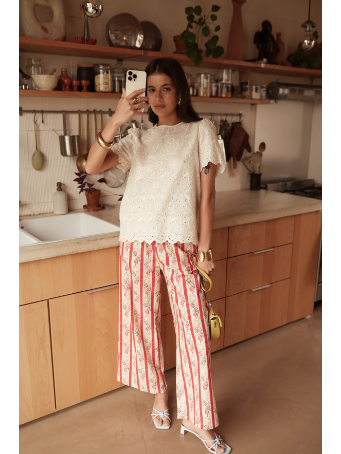 Pantalon PAOLA CORAIL