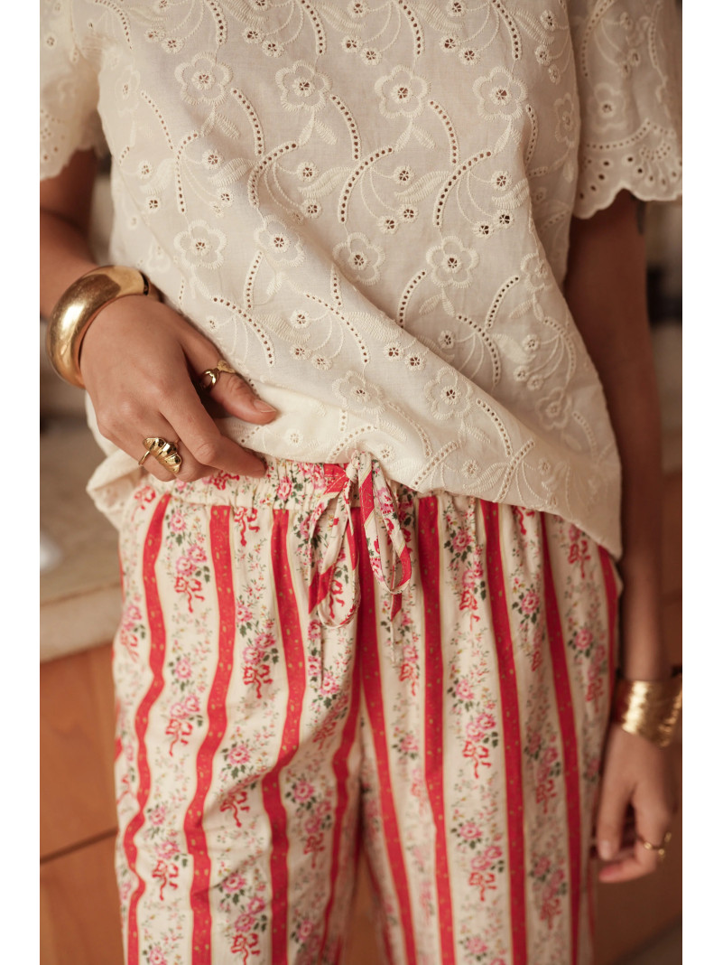 Pantalon PAOLA CORAIL