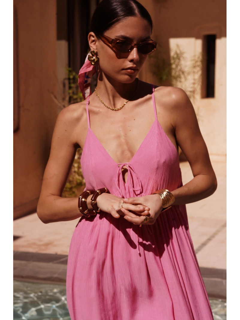 Robe longue LAMISS ROSE