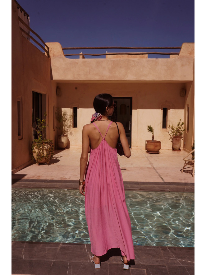 Robe longue LAMISS ROSE