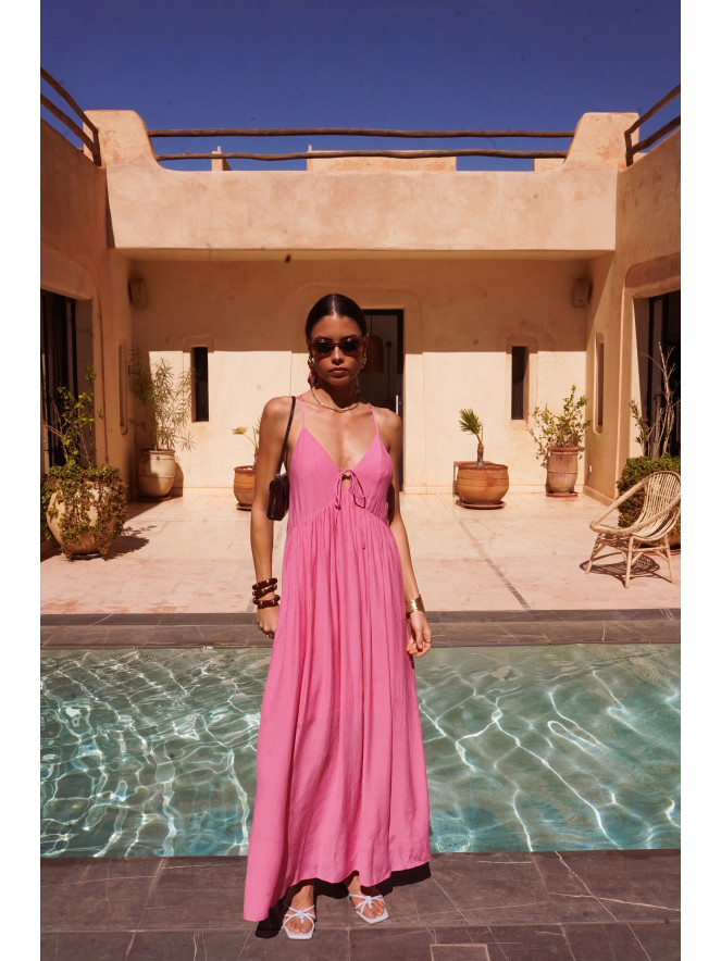 Robe longue LAMISS ROSE