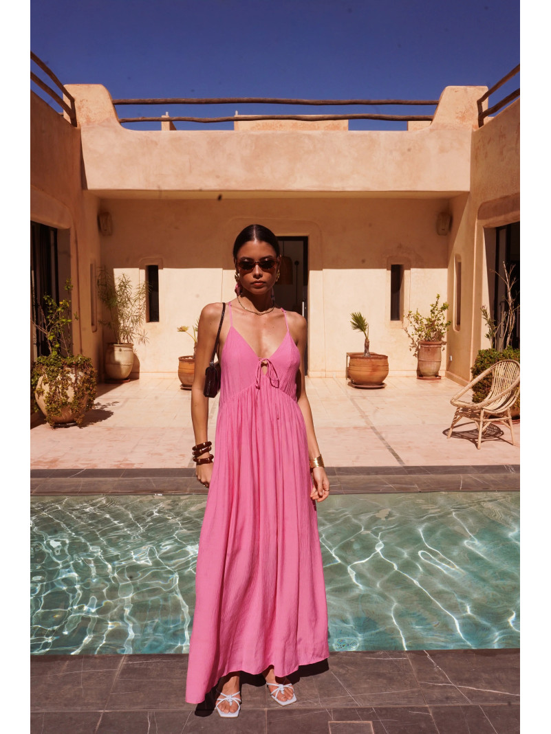 Robe longue LAMISS ROSE