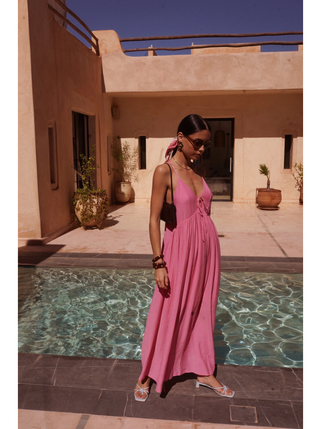 Robe longue LAMISS ROSE