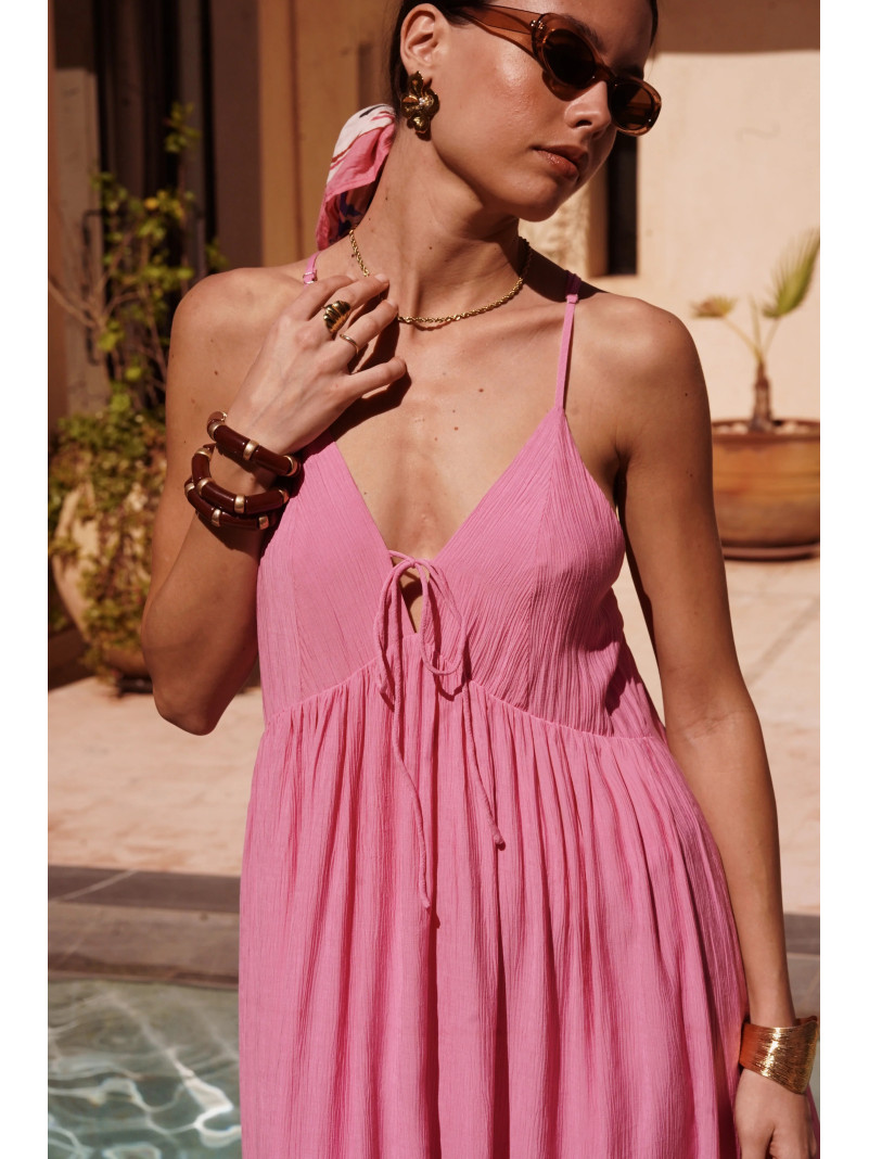 Robe longue LAMISS ROSE