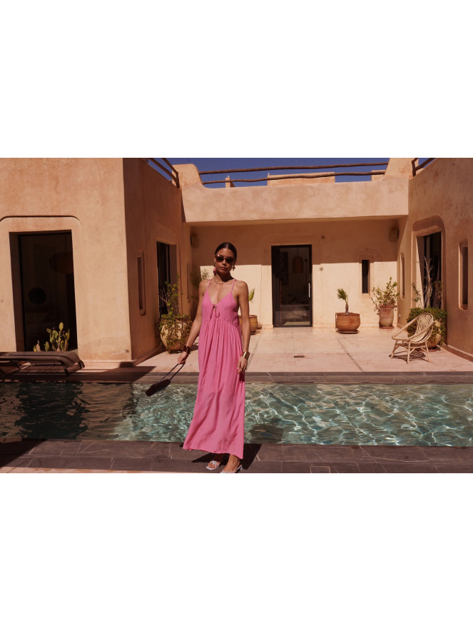 Robe longue LAMISS ROSE