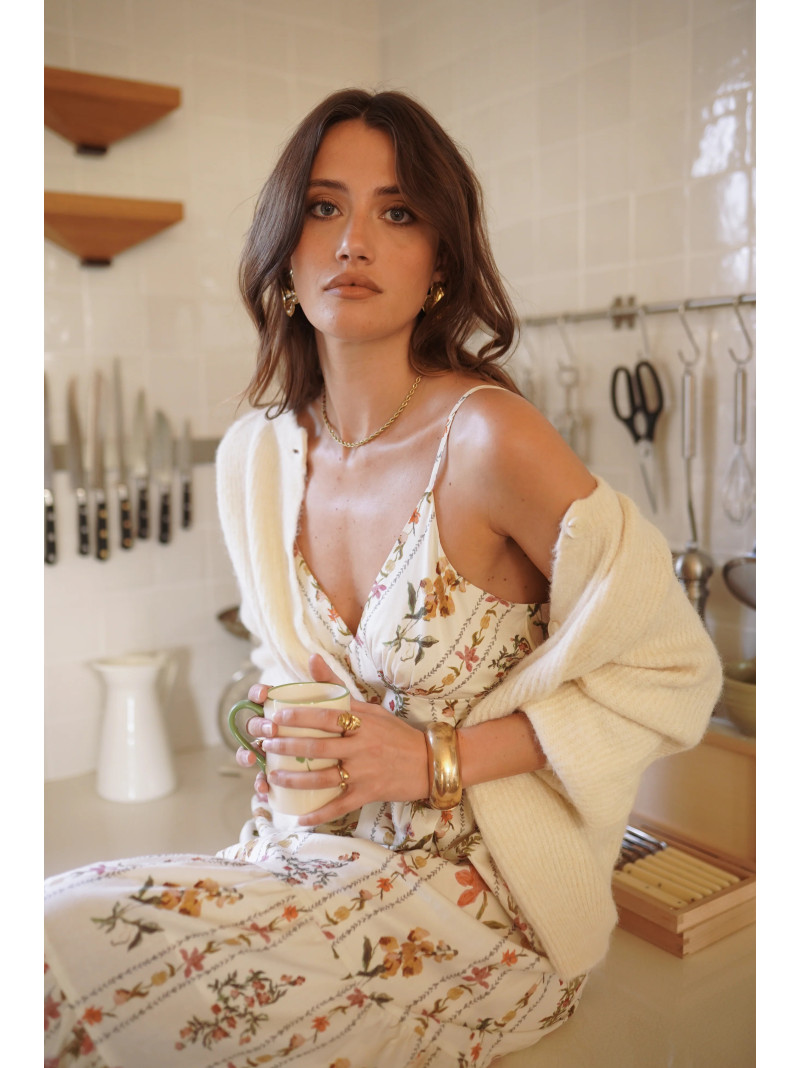 Robe longue FLORE BEIGE