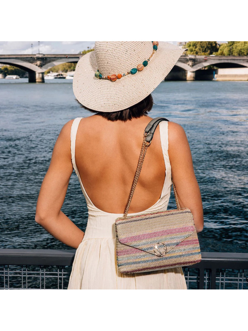 Sac Lollipops SARTENE porté épaule VERT