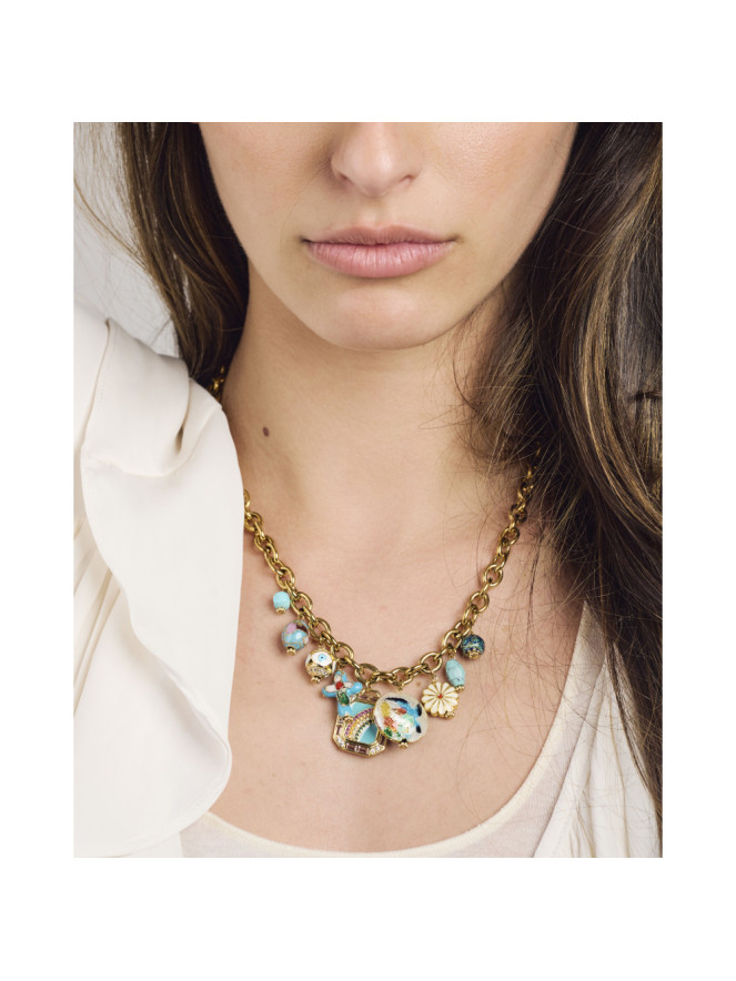 Collier By Garance JAVI TURQUOISE