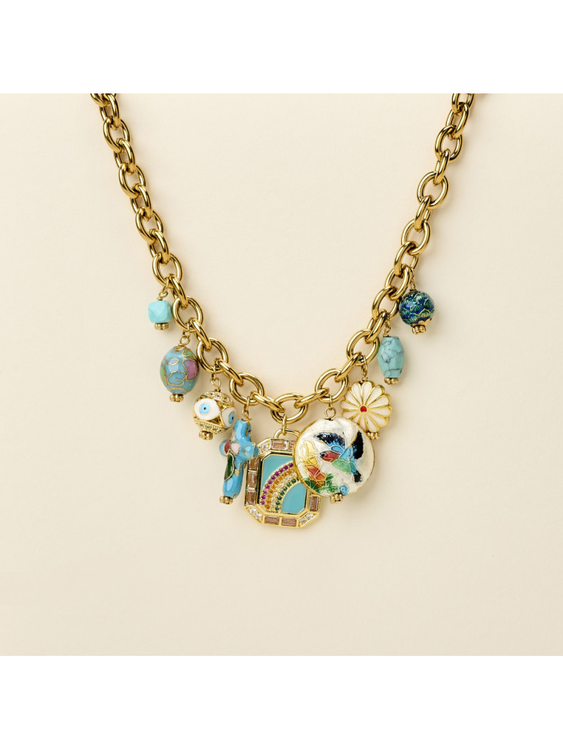 Collier By Garance JAVI TURQUOISE
