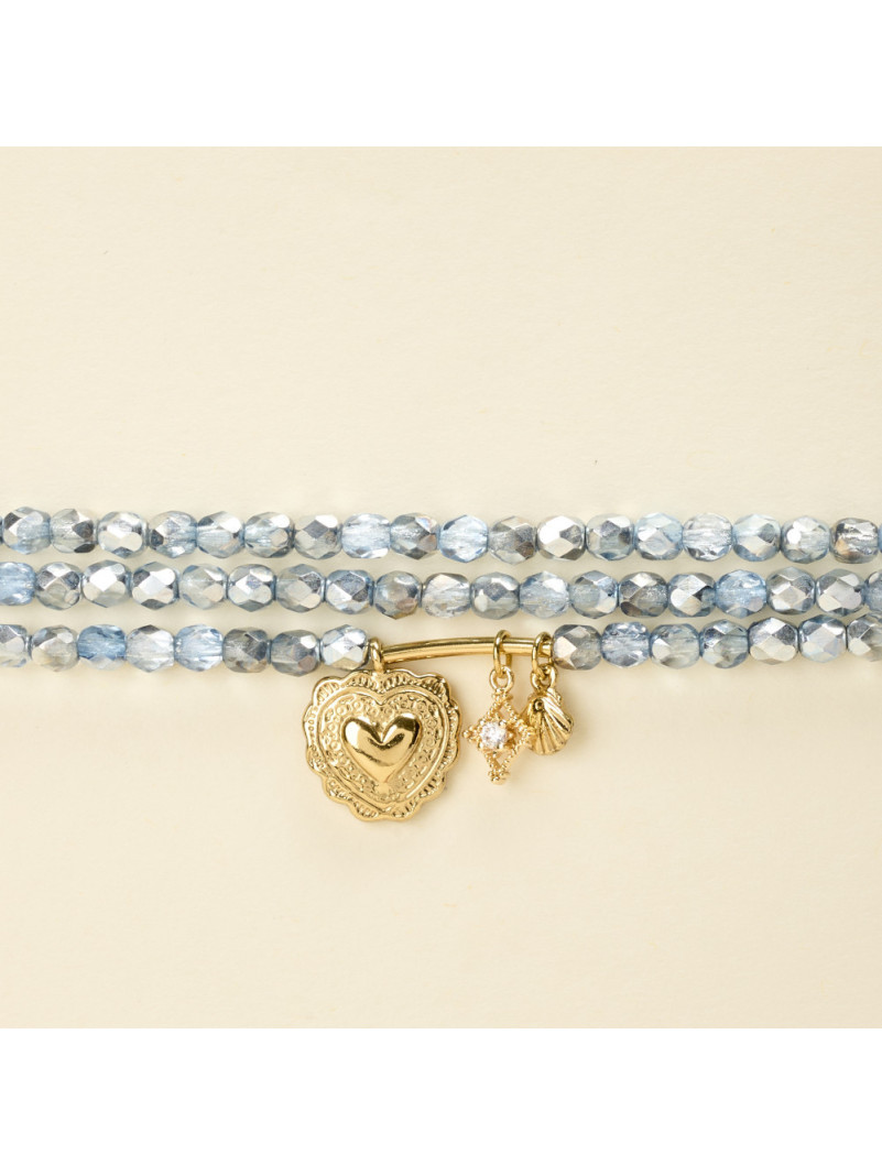 Bracelet By Garance IMAN BLEU