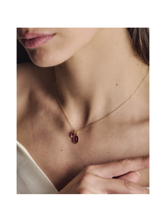 Collier By Garance JADI FUSHIA