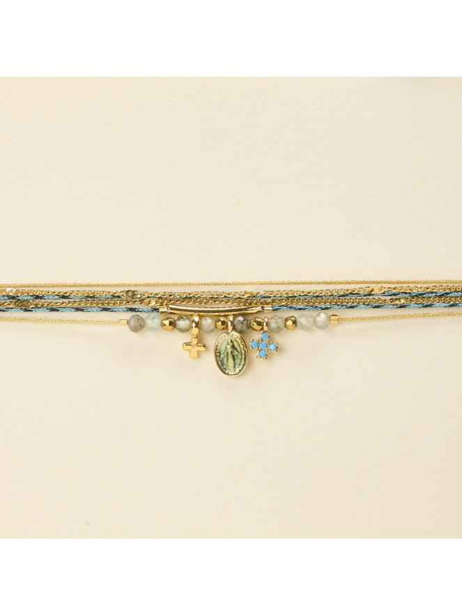 Bracelet By Garance LARA APATITE TURQUOISE