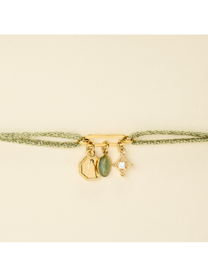 Bracelet By Garance INDI VERT CELADON