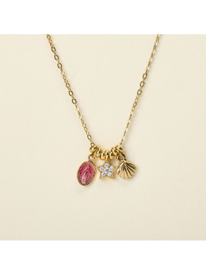 COLLIER BY GARANCE HONI ROSE ÉTOILE