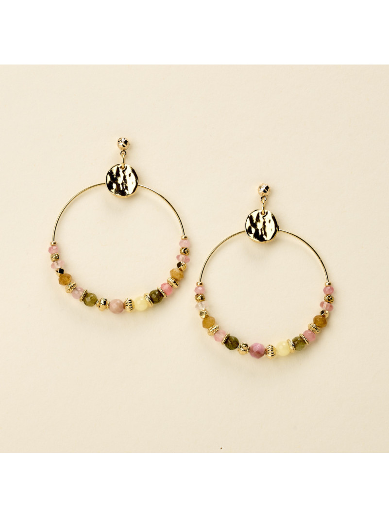 Boucles d'oreilles  By Garance BOYE JAUNE MULTI
