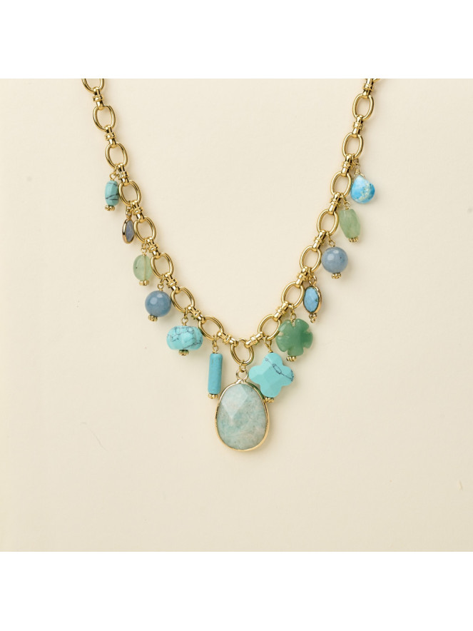 Collier By Garance AMRA AMAZONITE